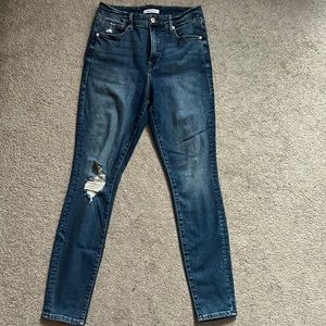Good American good waist distressed skinny Jean